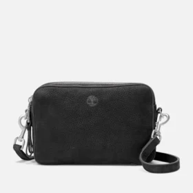 Borsa per fotocamera in pelle martellata
