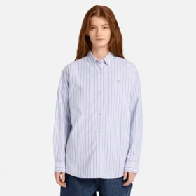 Camicie a maniche lunghe a righe multiple da donna
