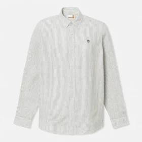 Camicie da uomo in lino Mill Brook, vestibilità regolare