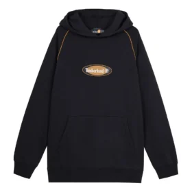 Felpa con cappuccio e logo “Nero”