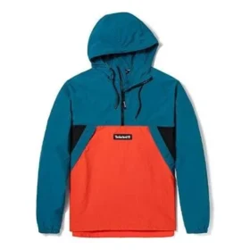 Giacca a vento pullover “Blue Orange”