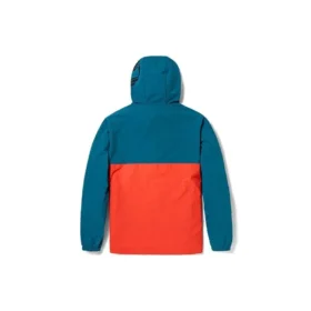Giacca a vento pullover “Blue Orange”