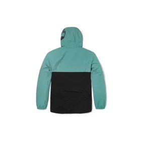 Giacca a vento pullover “Green Nero”