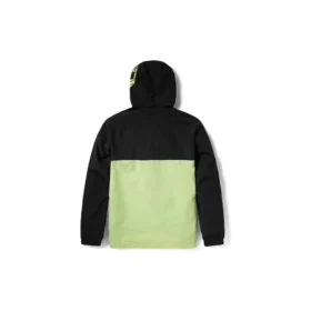 Giacca a vento pullover “Nero Green”