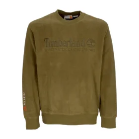 Maglione con marchio ricamato “Verde oliva”