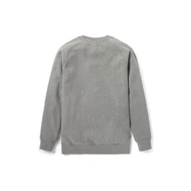 Maglione Timberland con logo ricamato e collo rotondo Grigio