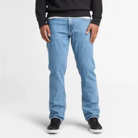 Pantaloni da uomo in denim Sandown a vestibilità dritta