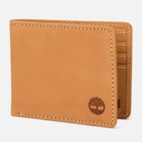 Portafogli bifold Iconic in nabuk di Wheatlock