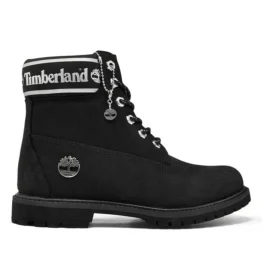 6-Inch Premium Waterproof Boot “Black Nubuck Logo”