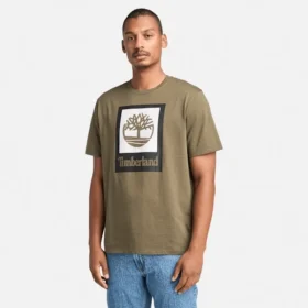 T-shirt a maniche corte con logo Square Stack