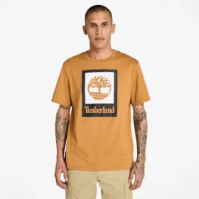 T-shirt a maniche corte con logo Square Stack