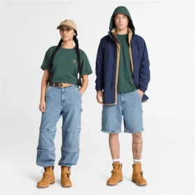 T-shirt in cotone stampato Timberland® X Beams